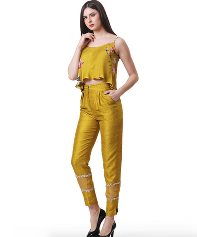 Flared Top And Pant Set